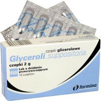 Czopki glicerolowe 2 g x 10 czopków