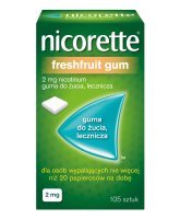 Nicorette FreshFruit Gum 2mg 105szt