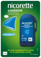 Nicorette Coolmint tabl.dossania 2mg 40tab