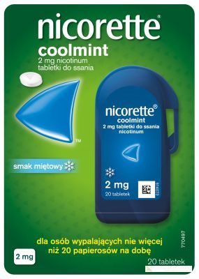 Nicorette Coolmint tabl.dossania 2mg 40tab