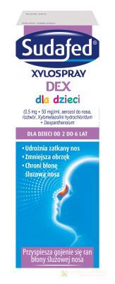 Sudafed Xylospray DEX dla dzieci aer.donos